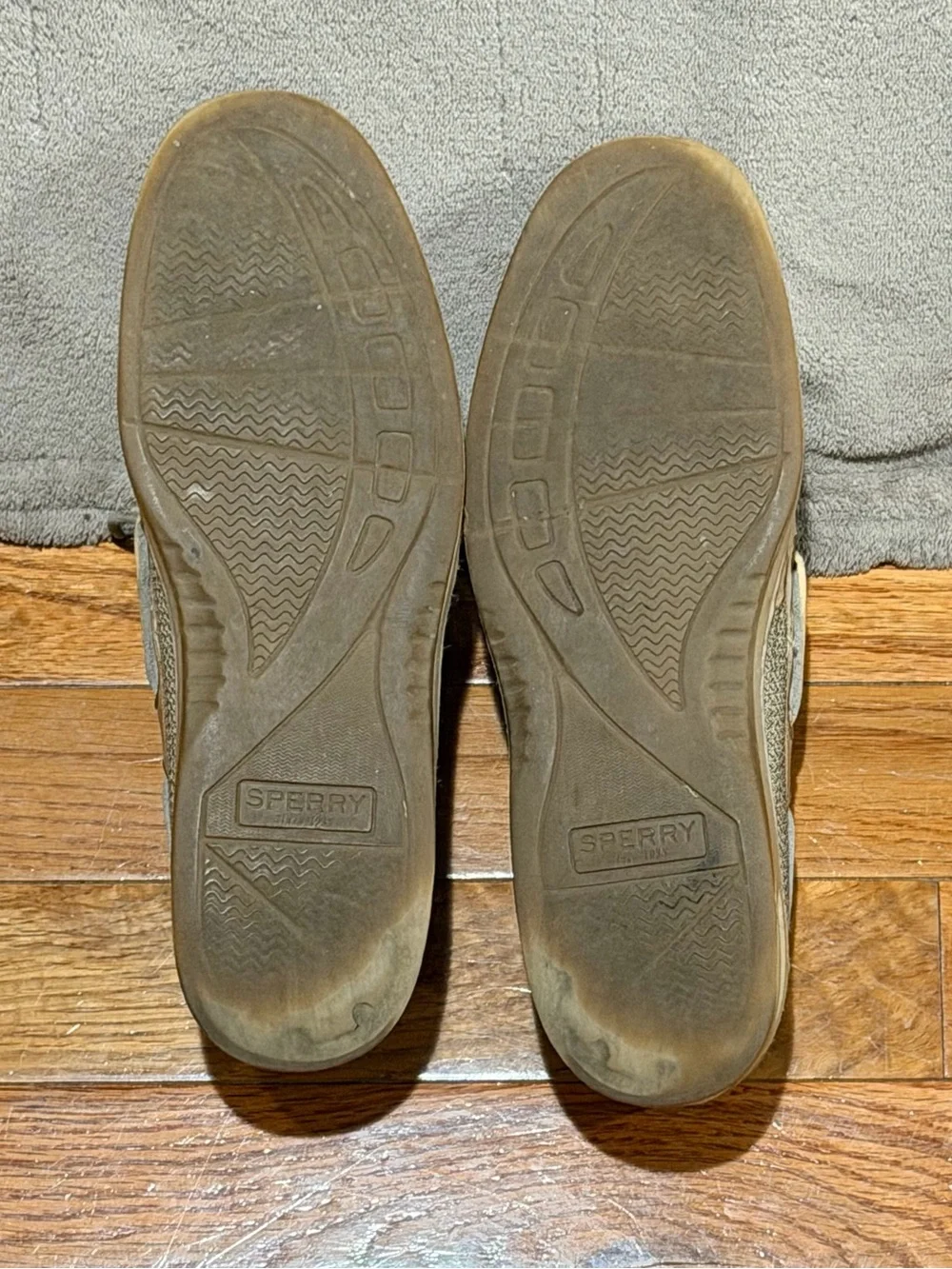 Sperry Top-Sider Angelfish Linen Oat Boat Shoes Womens 7 W Wide 9276619 Leather